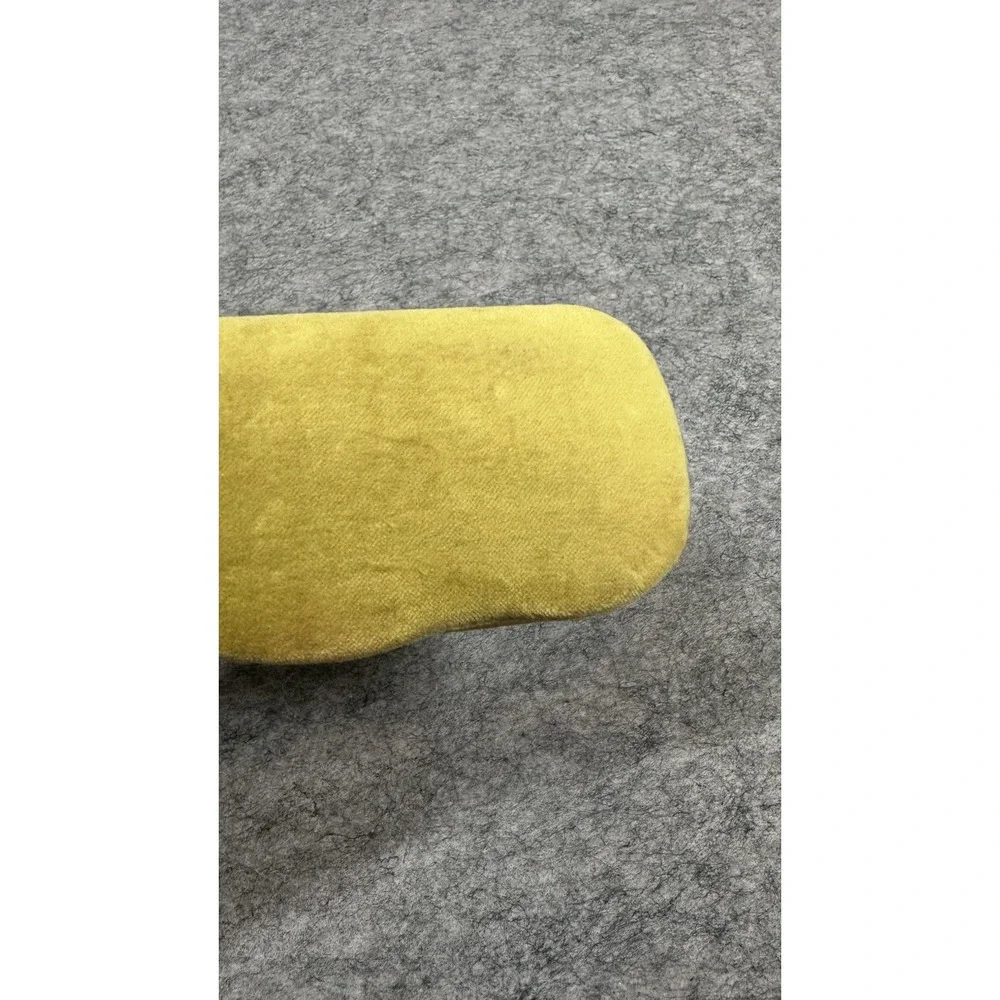 Gucci Large Sunglasses Case Yellow Green Velvet Hard Clamshell